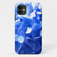 Cobalt blue floral elegant blue hydrangeas 