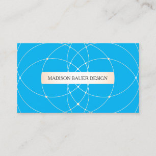 Cobalt Blue Professional Designer Business Card