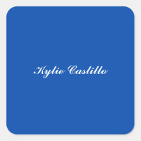 Cobalt Blue Unique Professional Calligraphy Name