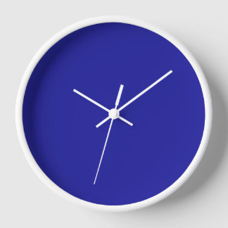 Cobalt Blue Wall Clock