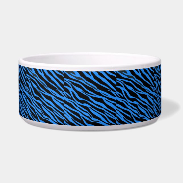 Cobalt Blue Zebra Striped (Front)
