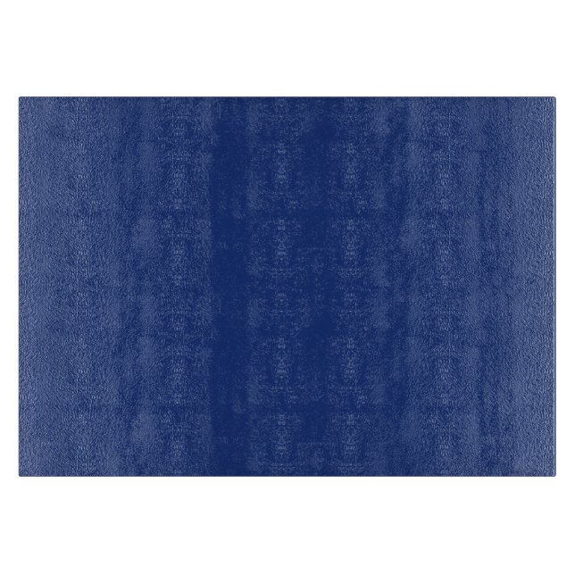 Cobalt Dark Blue Solid Trend Colour Background Cutting Board (Front)