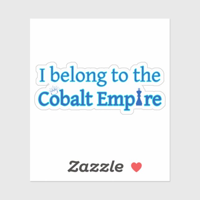 Cobalt Empire Sticker (Sheet)