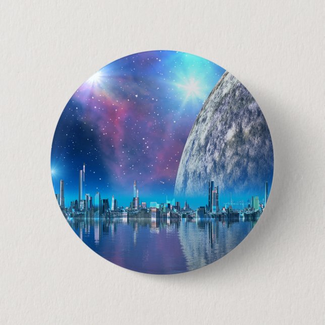 Cobalt Islands Cities of the Future Button / Badge (Front)