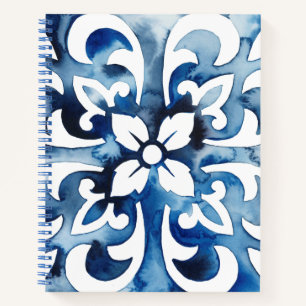 Cobalt Tile II Notebook