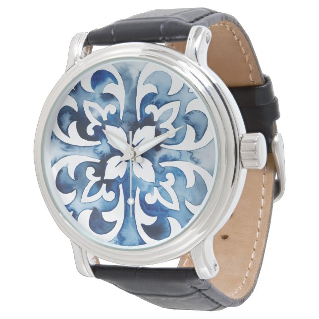 Cobalt Tile II Watch (Angled)