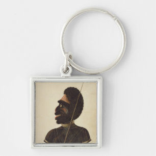 Cobbawn Wogi, native chief of Port Stephen Key Ring