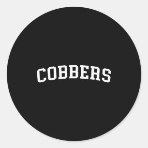 Cobbers  classic round sticker