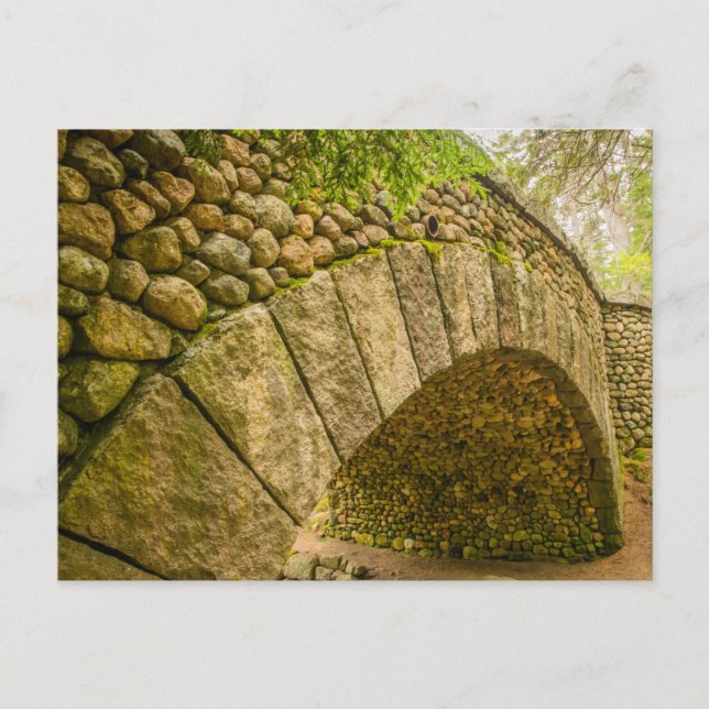 Cobblestone Bridge Acadia National Park Postcard (Front)