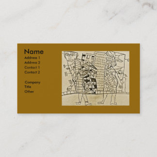 COBBLESTONE CITY BUSINESS CARD