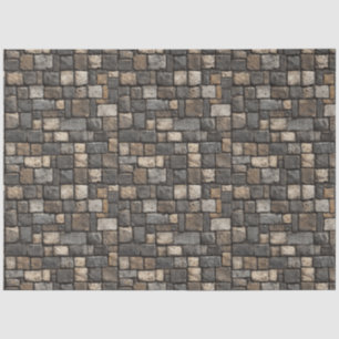 Cobblestone Pattern Decoupage Tissue Paper