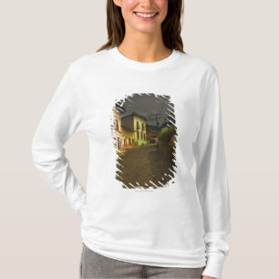 Cobblestone Road & Yellow Buildings in Mexico T-Shirt
