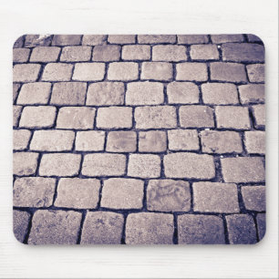 Cobblestone Street Detail, Horizontal Mouse Pad
