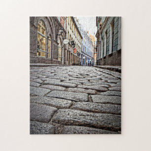 Cobblestone Streets of Europe - 11x14 - 252 pcs Jigsaw Puzzle