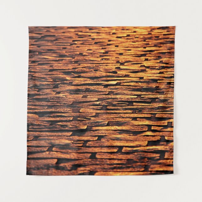 Cobblestones ground texture tapestry (Front)
