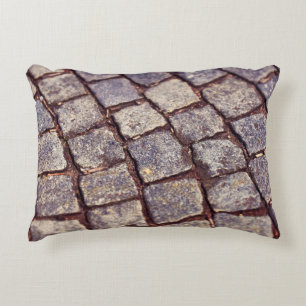 Cobblestones paving stones stones decorative cushion