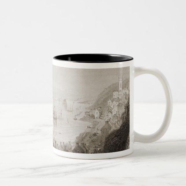 Cobh Harbour, Cork, Ireland Two-Tone Coffee Mug (Right)