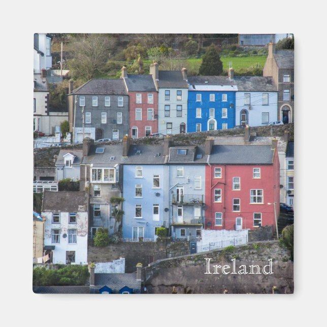 Cobh Ireland Coast Homes Magnet (Front)