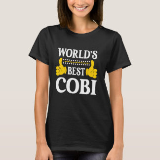 Cobi Personal Name Funny First Name World's Best C T-Shirt