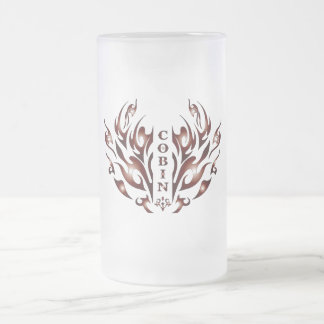 Cobin Beer Glass Frosted Glass Beer Mug