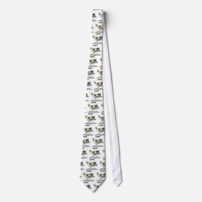 COBOL Completely Obsolete Business-Orientated Tie (Front)