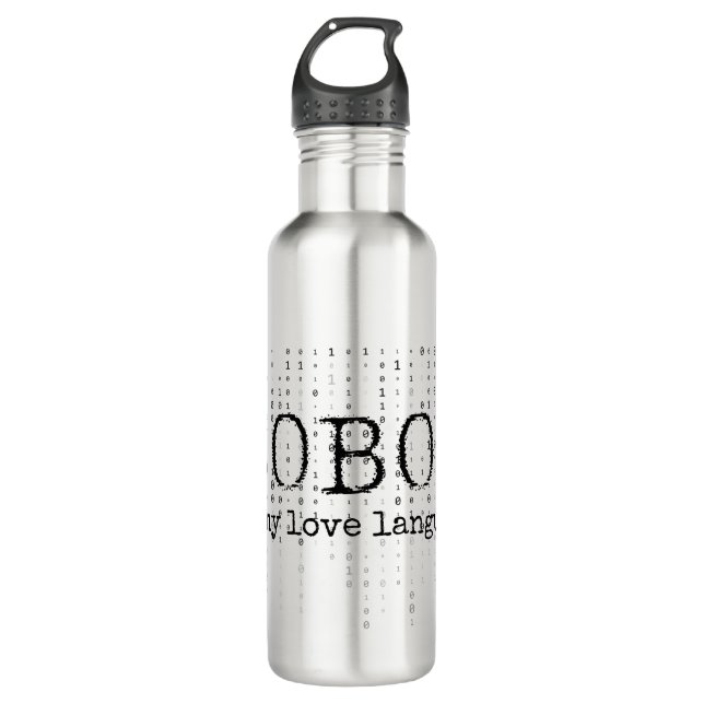 Cobol is my love language.b 710 ml water bottle (Front)