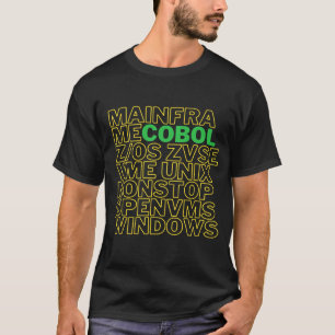 COBOL Language Operating System Platforms T-Shirt