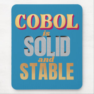 Cobol Programming Language is Strong and Stable Mouse Pad