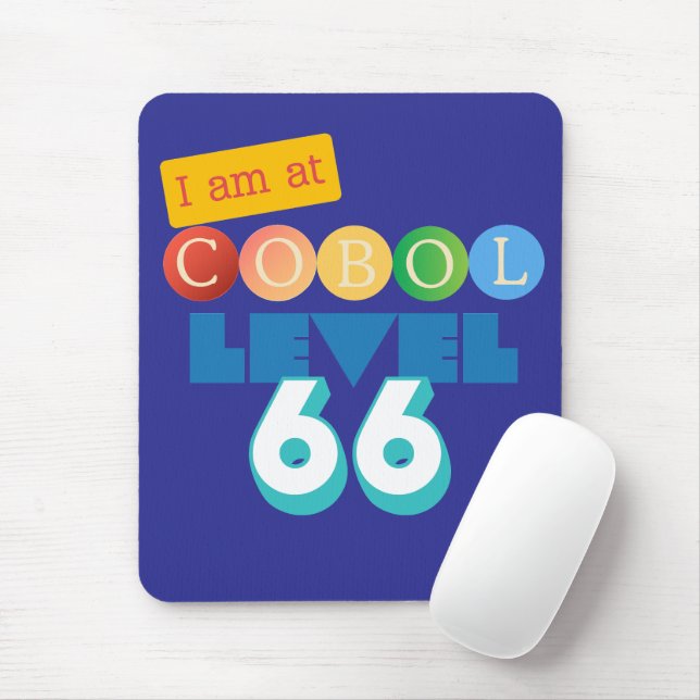 Cobol Programming Level 66 Mouse Pad (With Mouse)