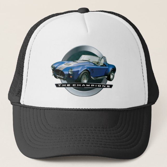 Cobra 427 blue trucker hat (Front)