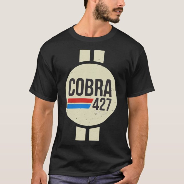 Cobra 427 Retro Logo Classic T-Shirt (Front)