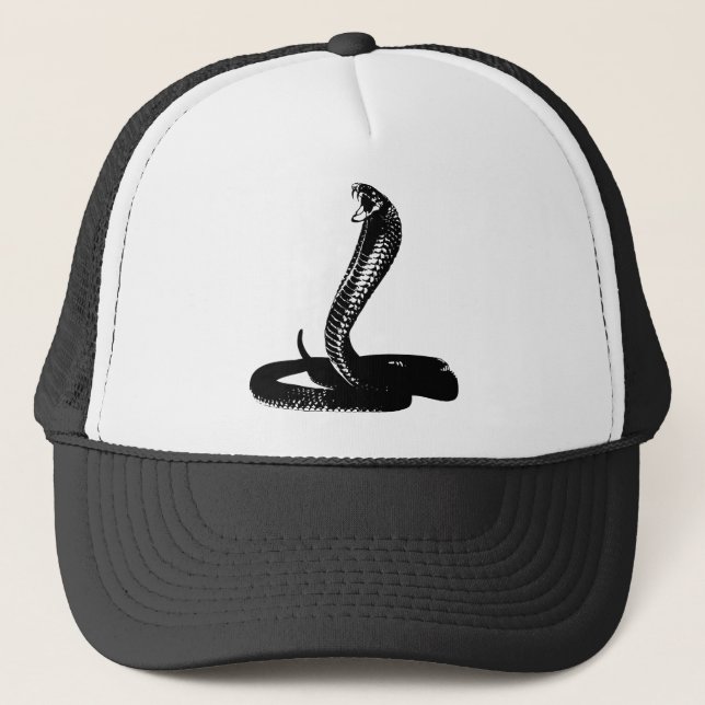 Cobra - black trucker hat (Front)