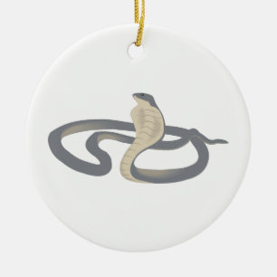 Cobra Ceramic Tree Decoration