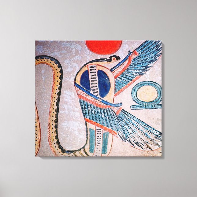 Cobra god, Egyptian Canvas Print (Front)