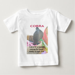 Cobra in Basket Art Print Baby T-Shirt