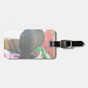 Cobra in Basket Art Print Luggage Tag