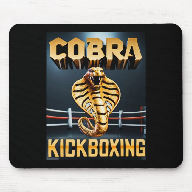 Cobra Kickboxing Design By Don Castillo  Mouse Pad (Front)