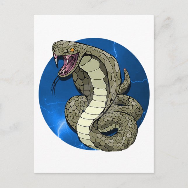 Cobra Lightning Postcard (Front)