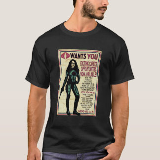 Cobra Recruiting poster Featuring the Baroness G.I T-Shirt