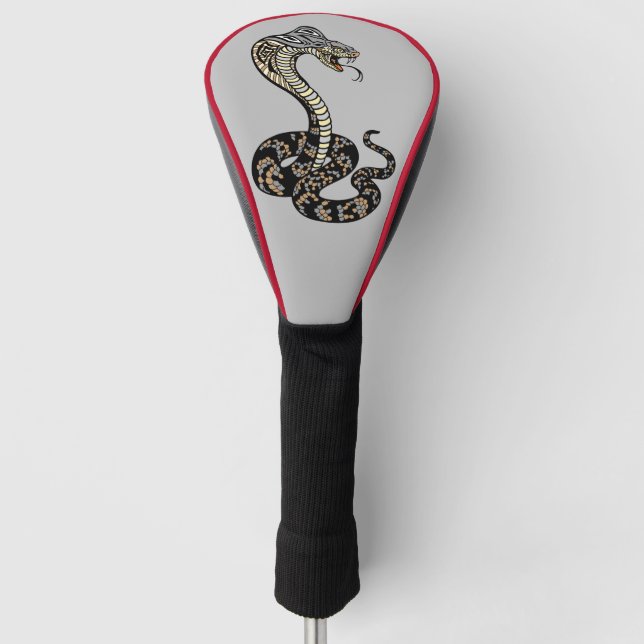 cobra snake golf head cover (Front)