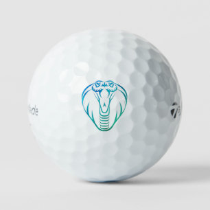 Cobra Snake Green Predator Boa Reptile Golf Balls