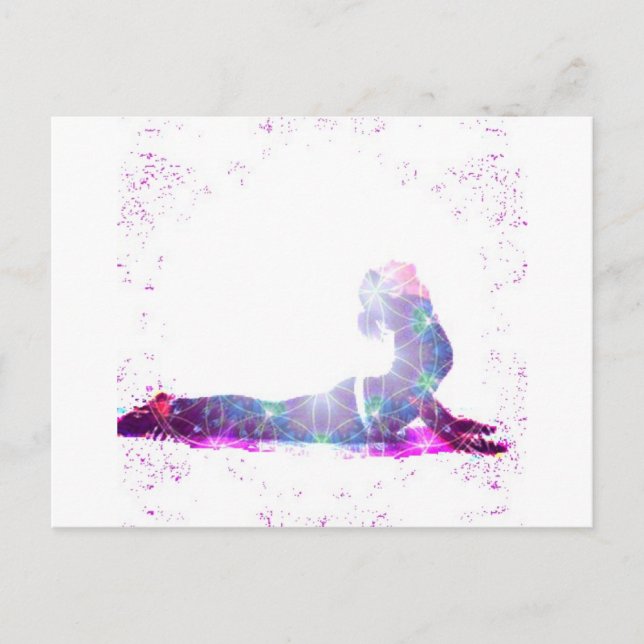 Cobra Universe Yoga Pose Series Postcard (Front)