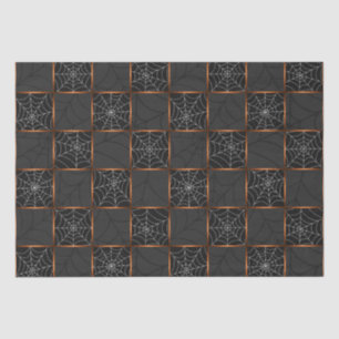 Cobweb Chequerboard Tissue Paper