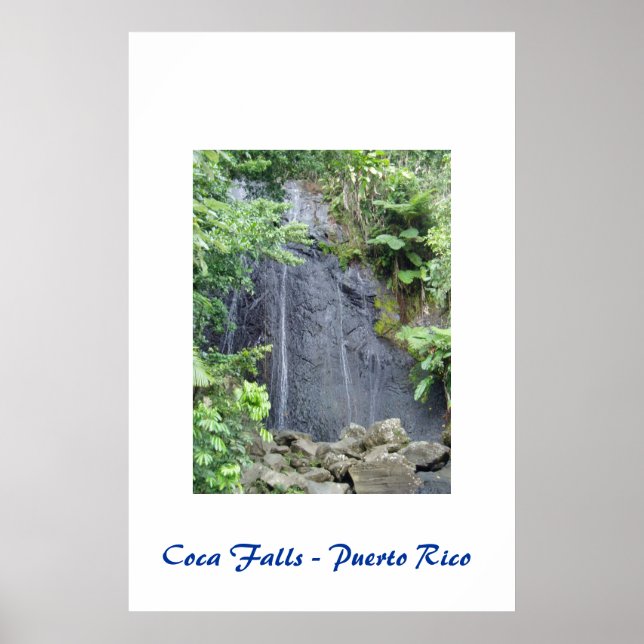Coca Falls - Puerto Rico Poster (Front)
