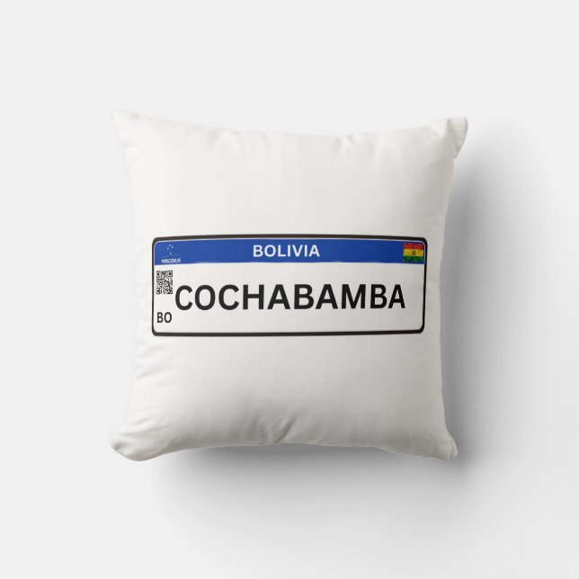 Cochabamba Mercosur Pillow (Front)