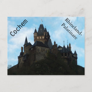 Cochem Castle in Germany Postcard