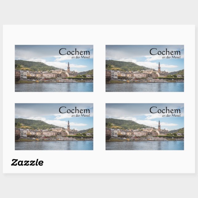Cochem Germany Rectangular Sticker (Sheet)