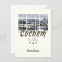 Cochem on the Moselle Germany Vintage Souvenir