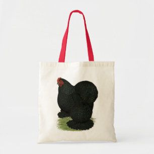 Cochin:  Black Hen Tote Bag