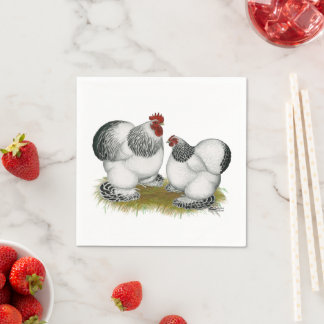 Cochin Columbian Bantams Napkin